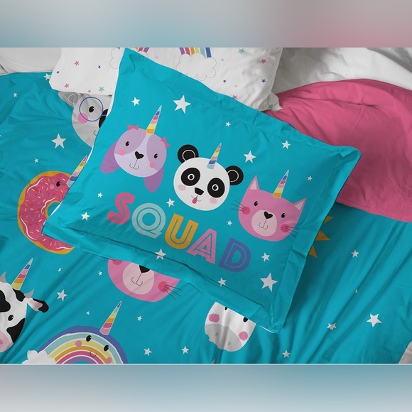 Jay Franco Trend Collector Be Sweet 7 Piece Full Bed Set Comforter & Sheet Set - Picture 6 of 9